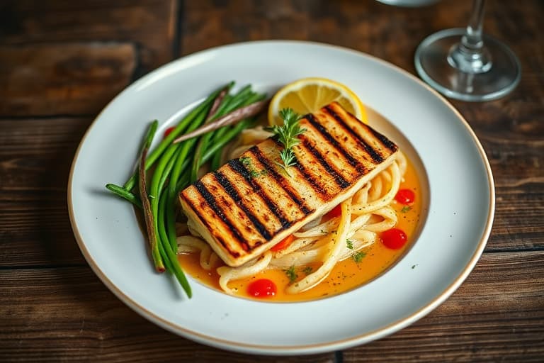 Grillede tigerreker med sitron og hvitløk