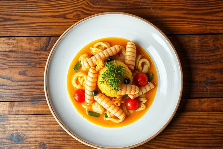 Kylling- og brunsrisgrateng med karri