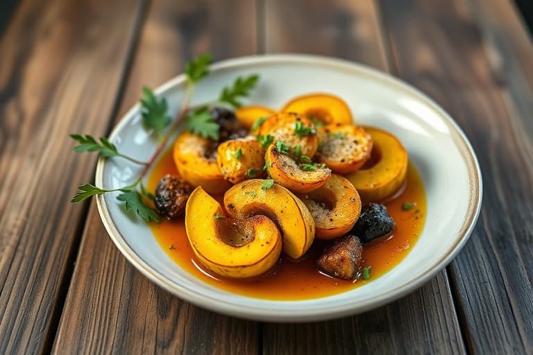 Fylte pattypan-squash