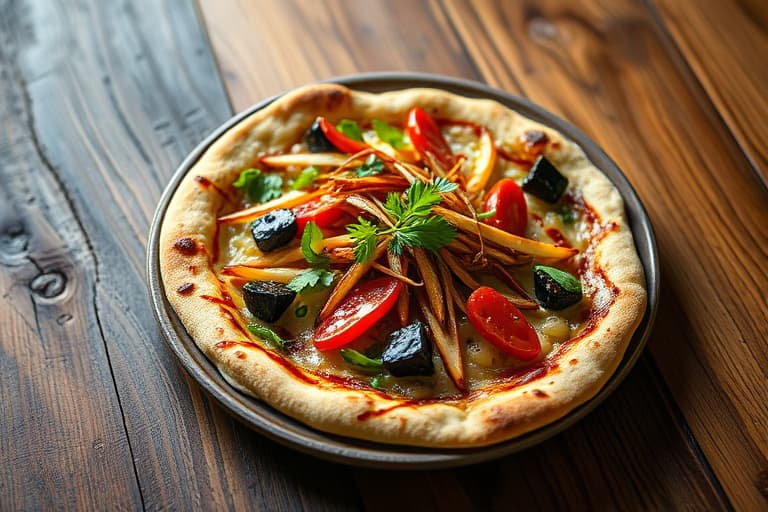 Teriyaki kyllingpizza