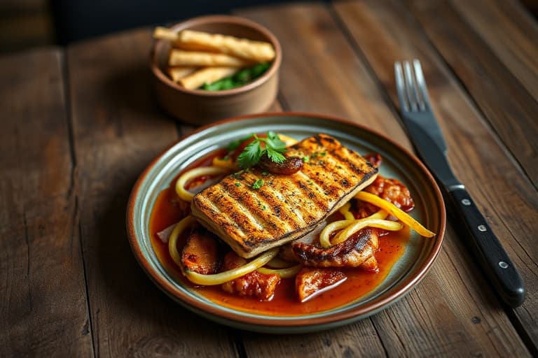 Krydret grillet ostesmørbrød