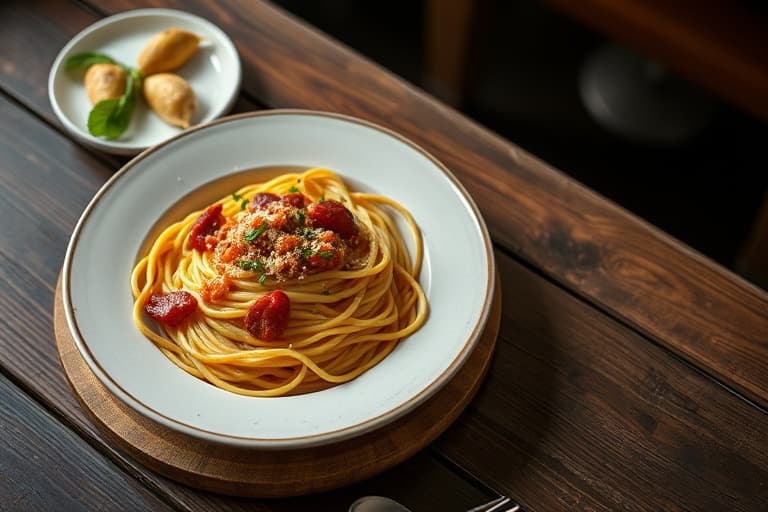 Camp David Spaghetti med italiensk pølse