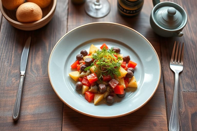 Søt og syrlig jordbærsalat