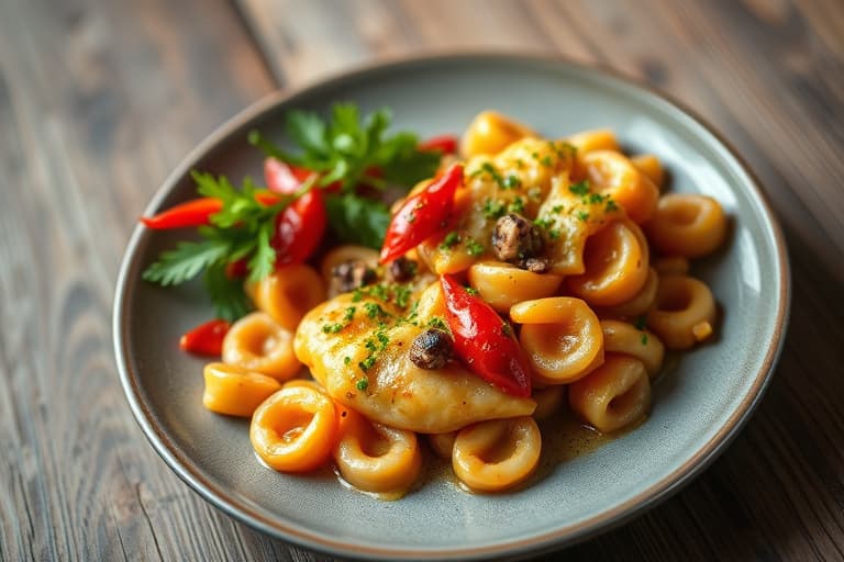 Langtidskokt bønnegrateng, også kjent som søt chili