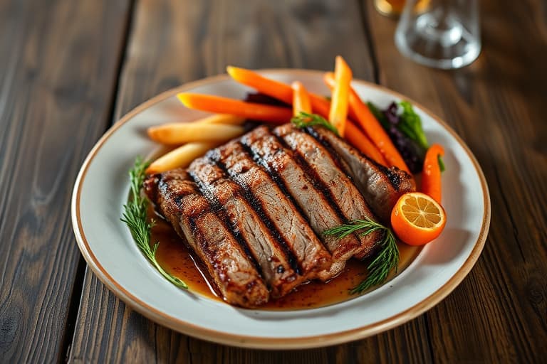 Enkelt grillet tri-tip