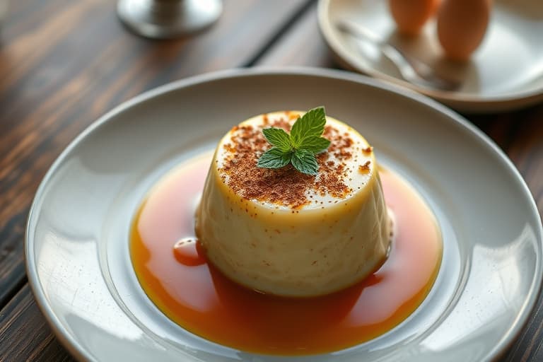 Julekremet eggepudding