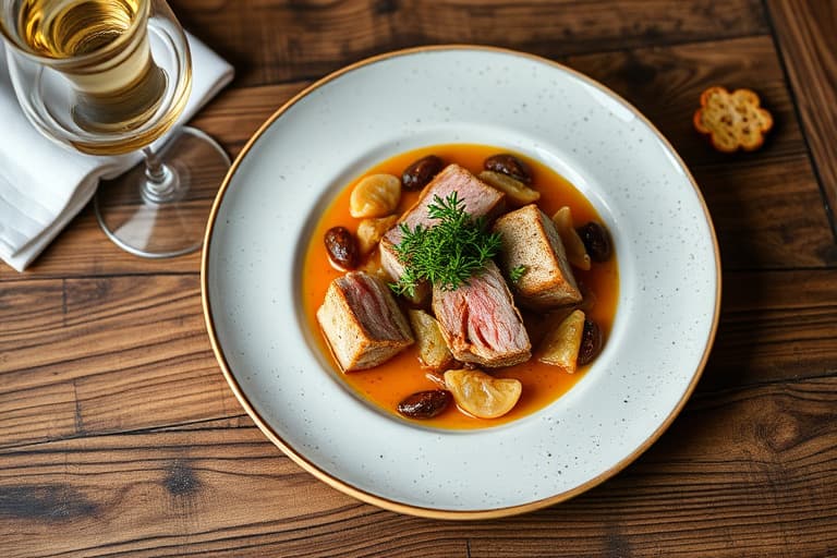 Saltet skinke med bein kokt i øl