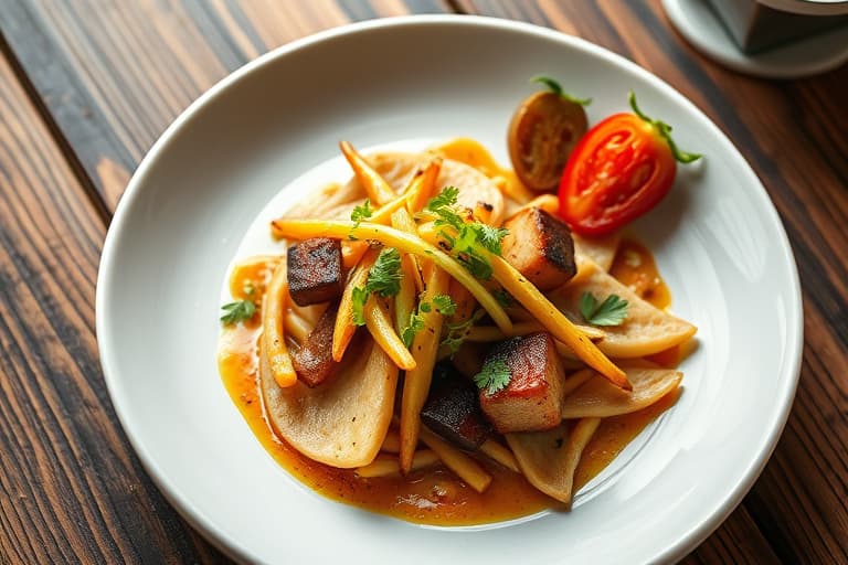 Lett kremet kylling med pepperkorn