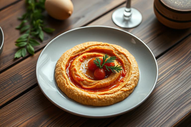 Soltørket tomathummus