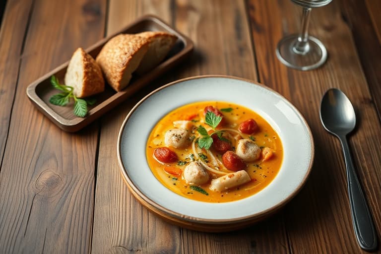 Gourmet kremet brokkolisuppe