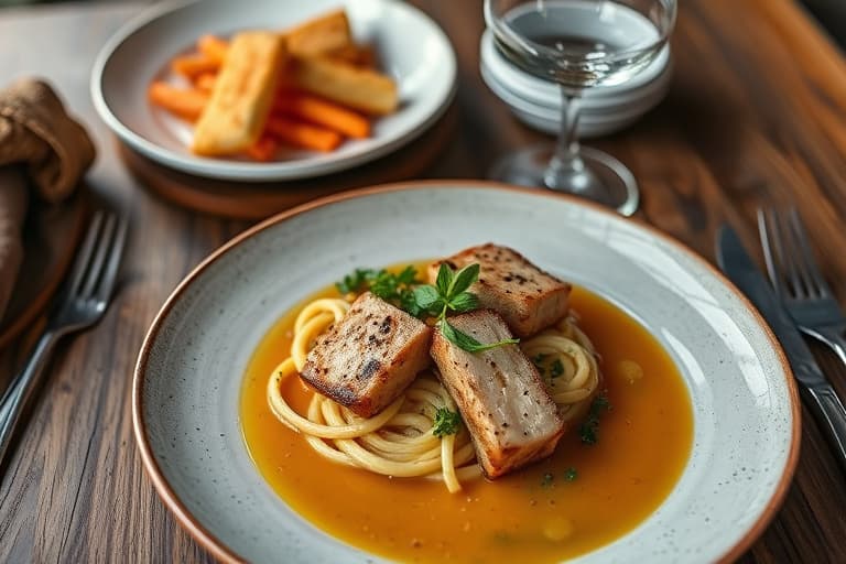 Langtidskokt kylling à la Continental