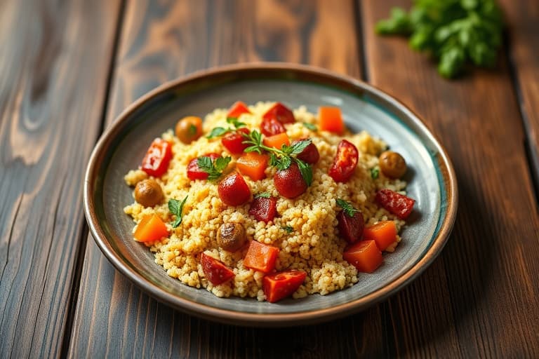 Rekesalat med couscous