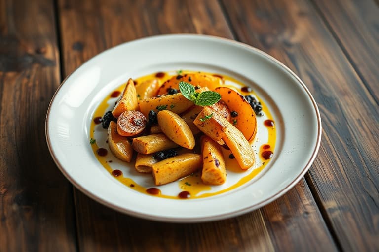 Aprikoskylling med balsamicoeddik