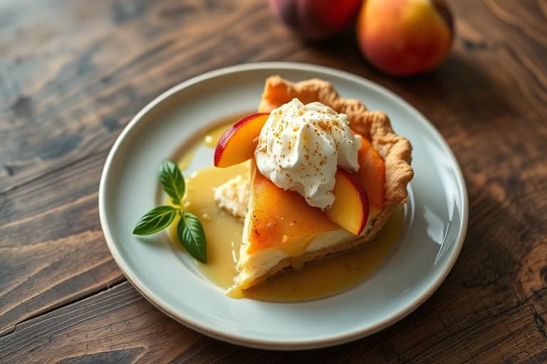 Peachés 'n Cream Pie