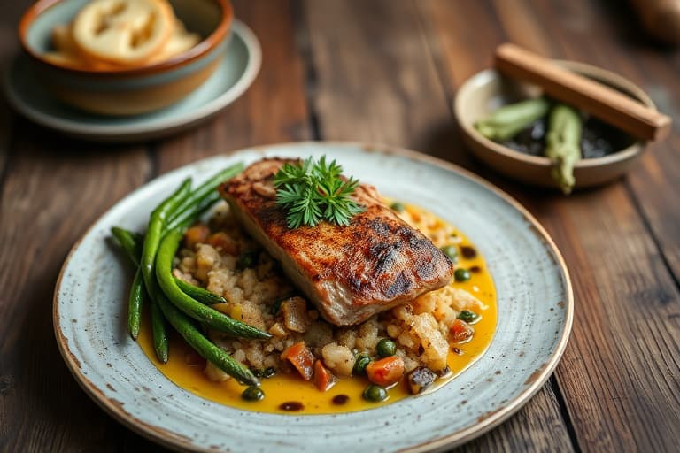 Langtidskokt kylling med stuffing