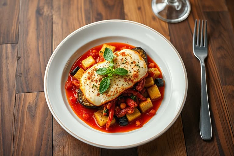 Fylte aubergineparmesan