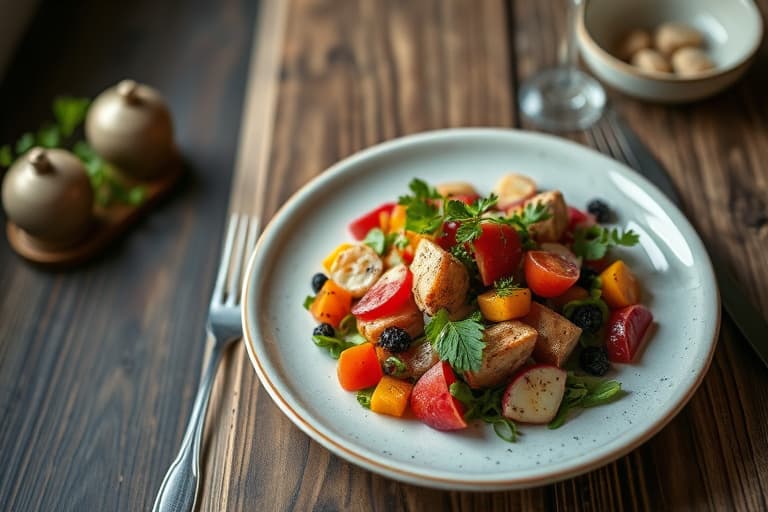 Sveitsisk-salat med italiensk stil