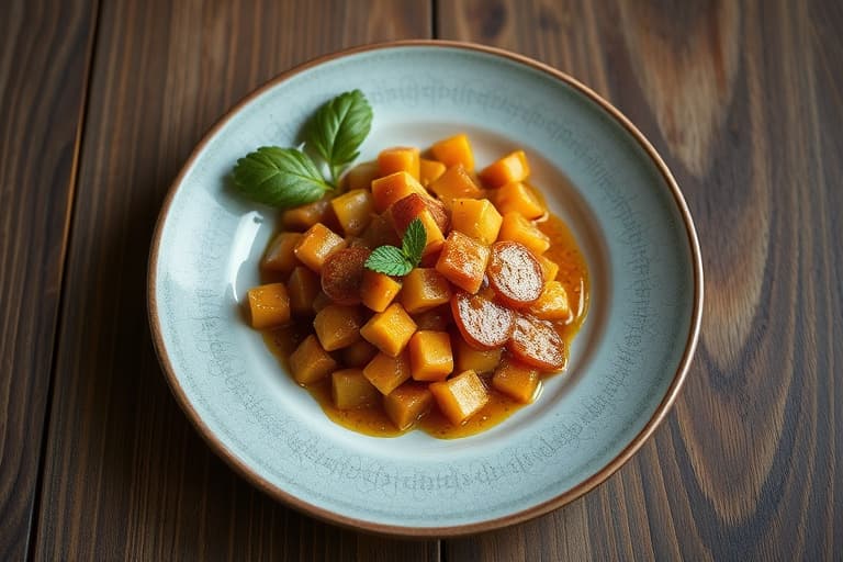 Carmels sprø erte-salat