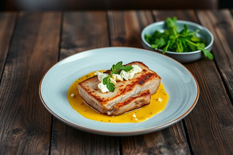 Deilig laks med feta-krust