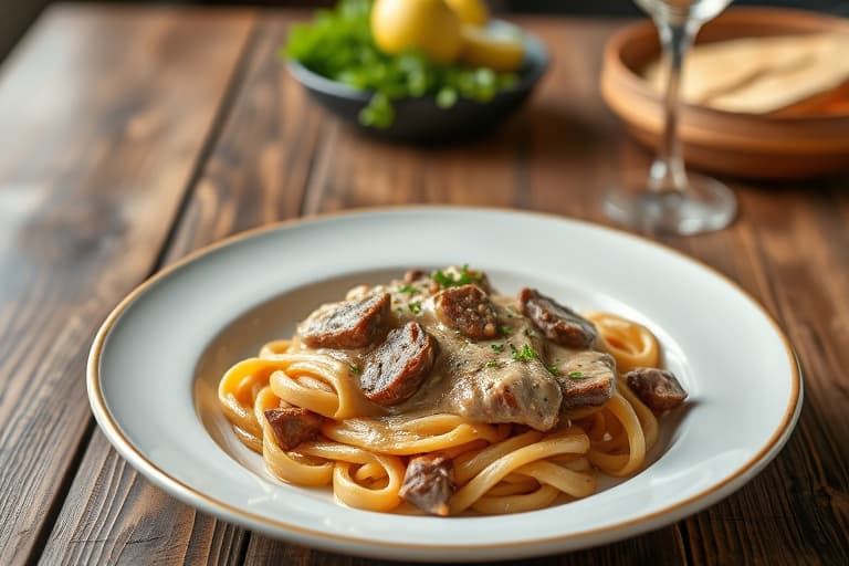 Elegant Beef Stroganoff