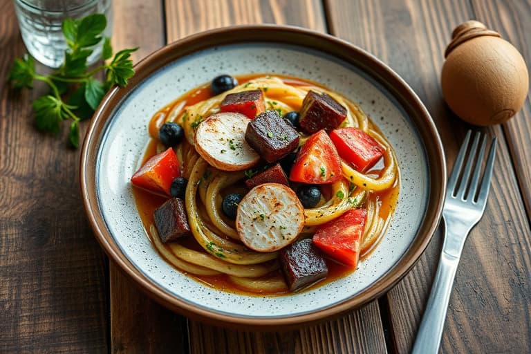 Tranebærgryte med storfekjøtt