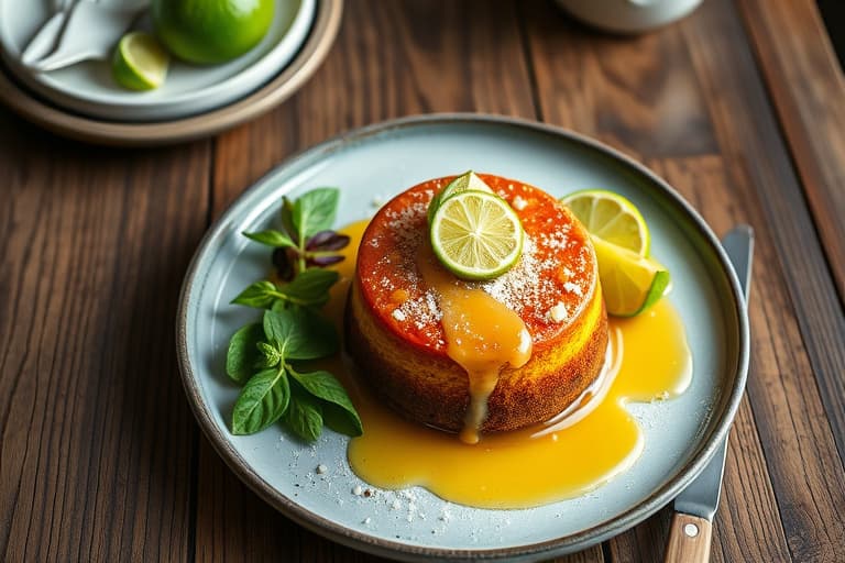 Margarinakake med key lime-ostekremfrosting