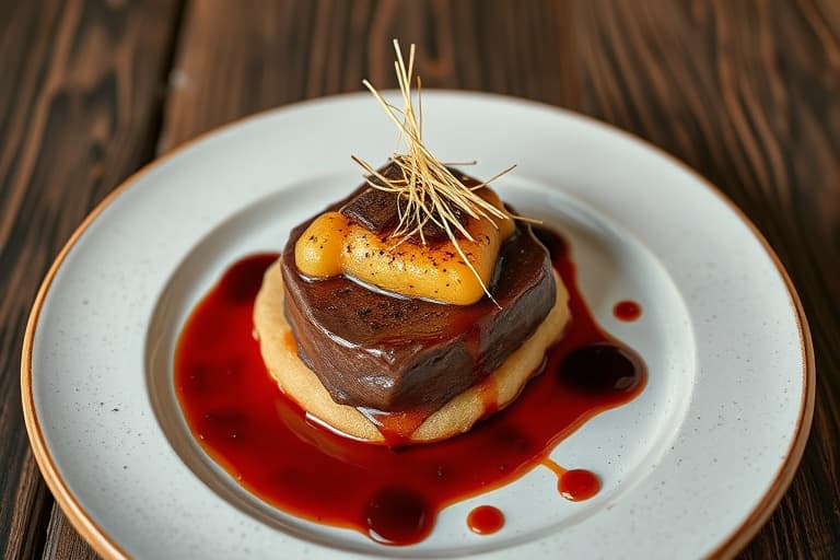 Sjokolade- og peanøttsmørskake med sprøtt preg