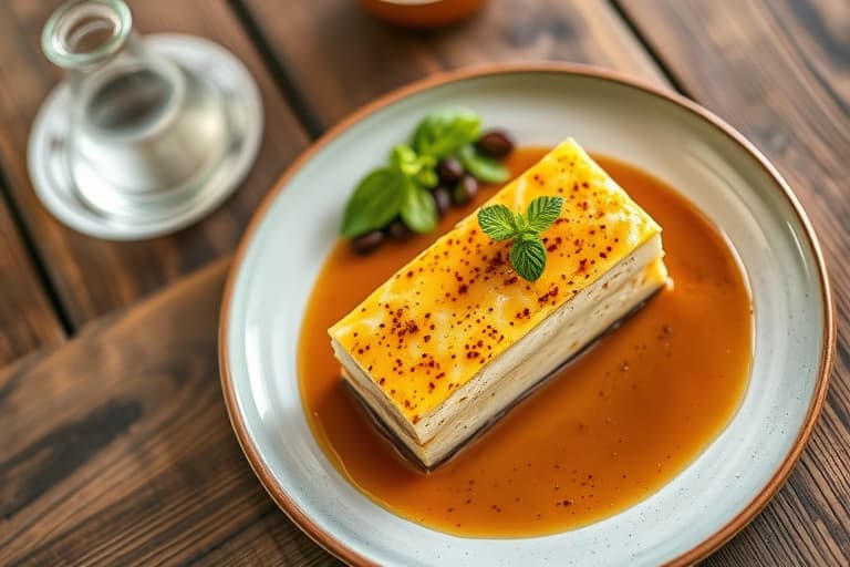 Eplekake og smørsauce