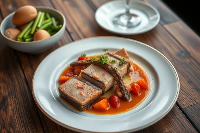 Stekt svinefilet med stekesjy