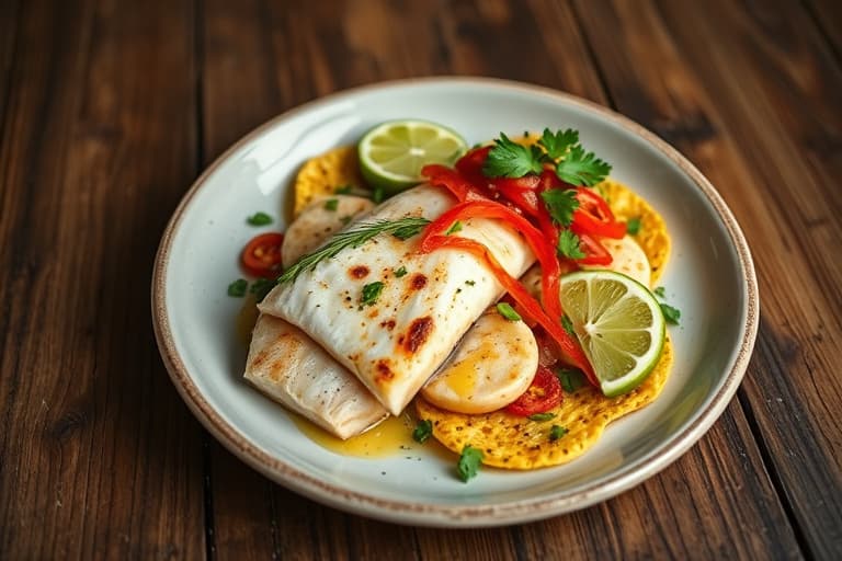 Tunfisk- og lime-tostadas