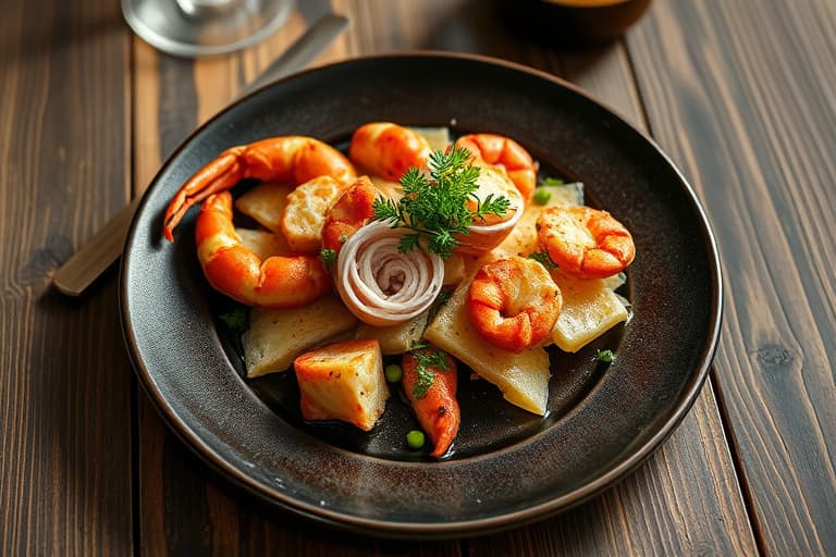 Haddeck fylt med krabbekjøtt