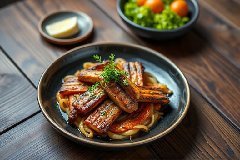 Grillede asiatiske ingefærsvinekoteletter