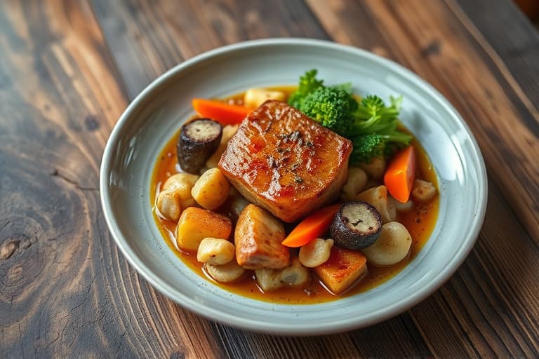 Havregryns- og jordbreadloaf