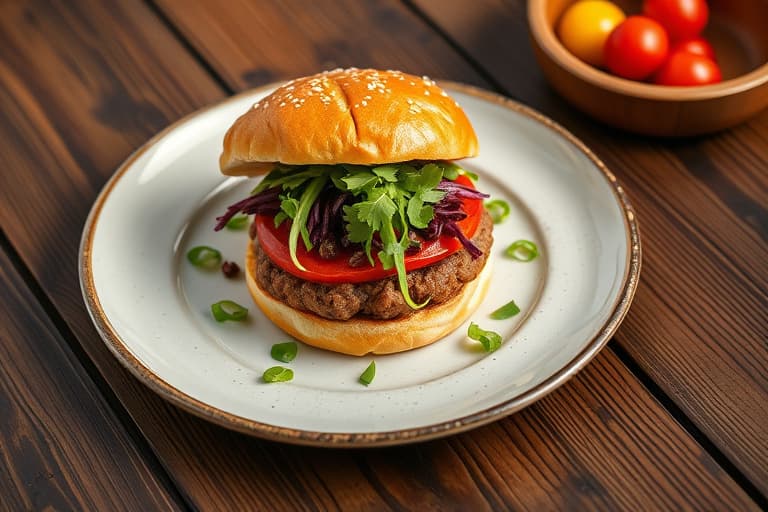 Kyllingkjøttdeig-taco-burgere