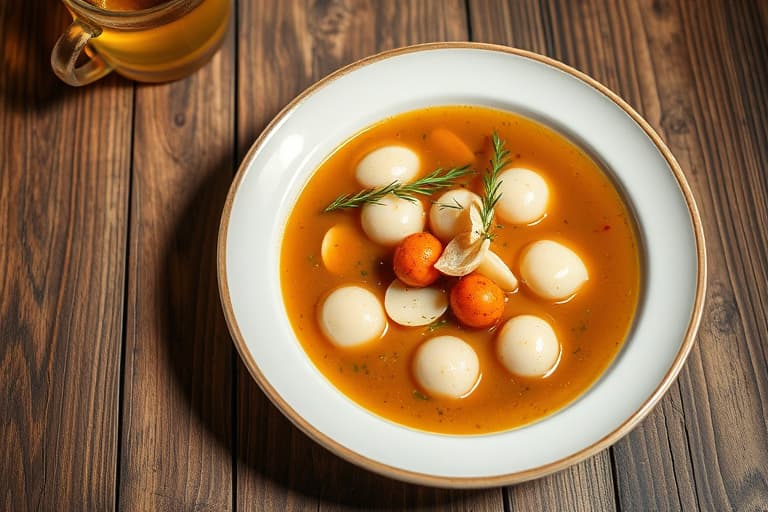 Pølsesuppe med grønnkål og hvite bønner