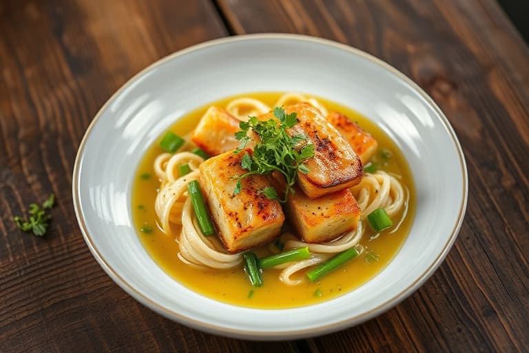 Ferske urteknekkebrød med smør