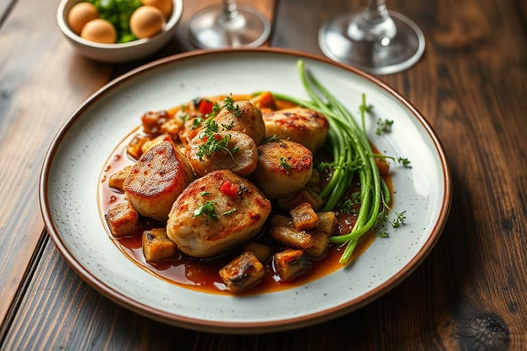 Kylling med rømme og stuffing