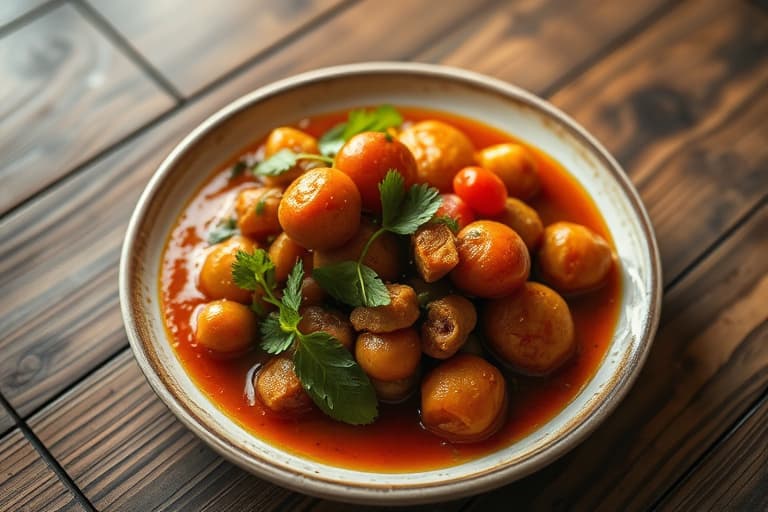 Nanas langsomt kokte kjøttfulle tomatsaus