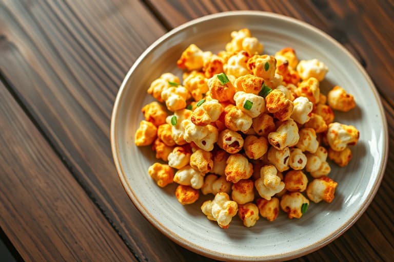 Karamellpopcornsnacksblanding