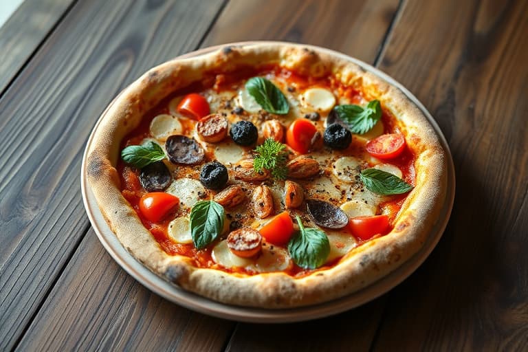 Hvitløk- og artisjokkpizza