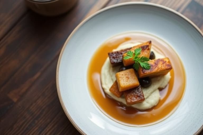 Peanøttsmør-is-saus