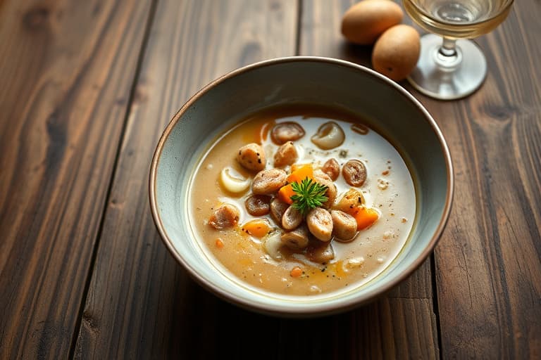 Sensasjonell kylling- og nudelsuppe