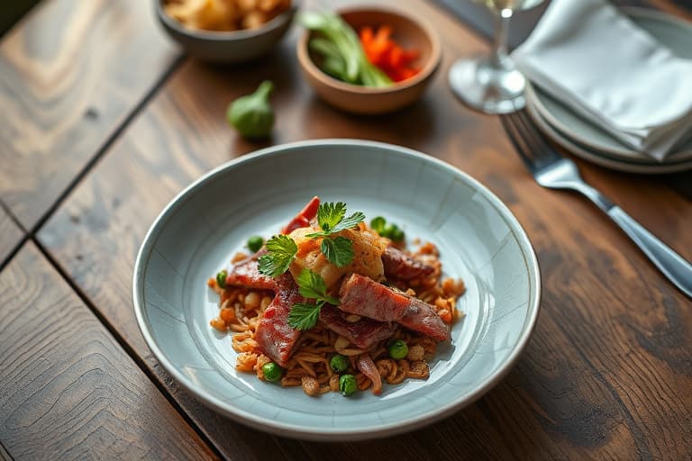 Larb – Laotisk kyllingkjøttdeig