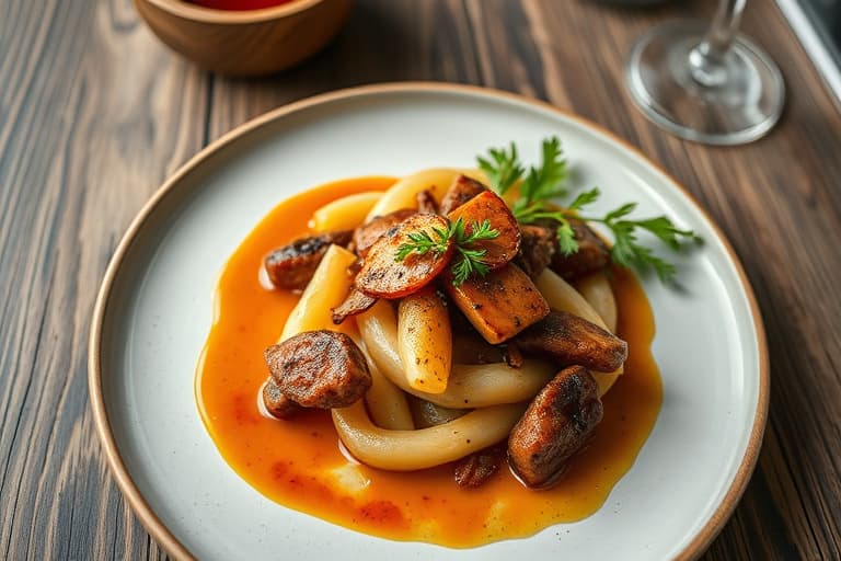 Vårens grønnsaksfrikassé med safransaus