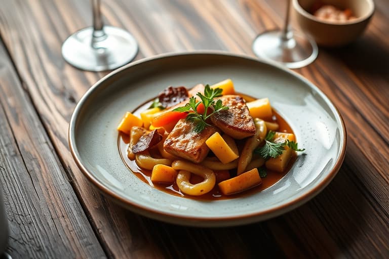 Lettvint provençalsk lammegryte