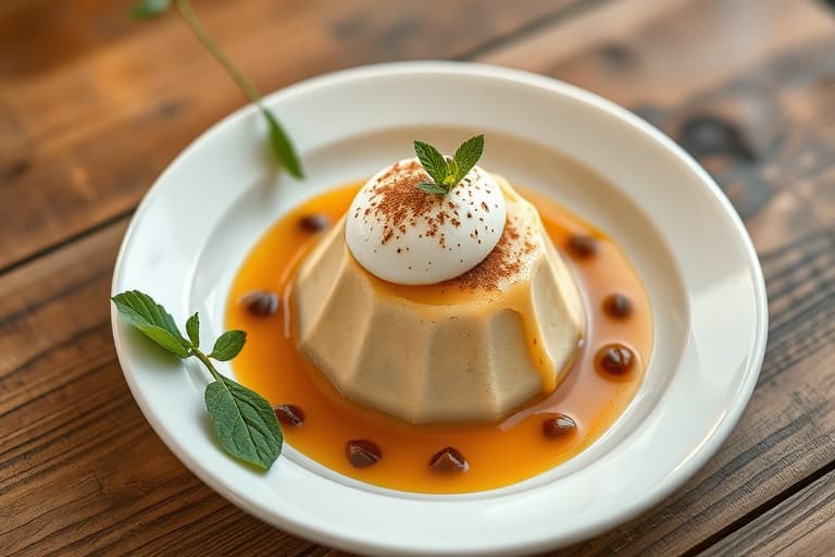 Café au Lait-puddinger