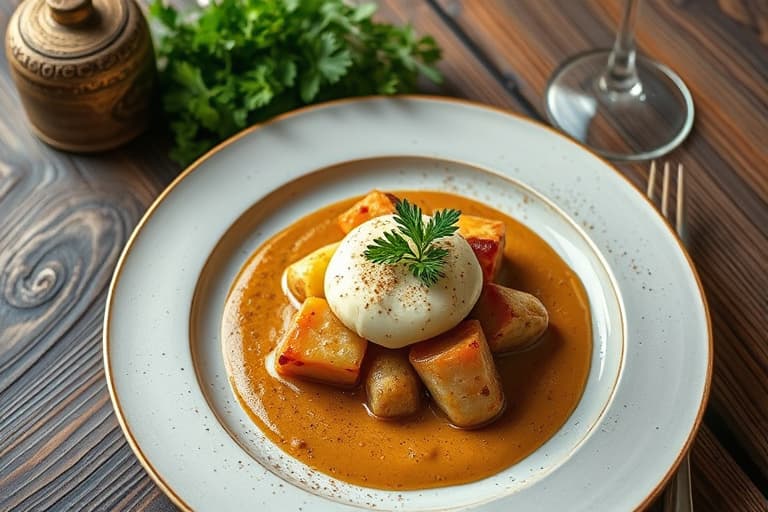 Gulrøtter med mandelpuré