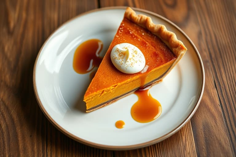 Brûléed Bourbon-Maple Pumpkin Pie