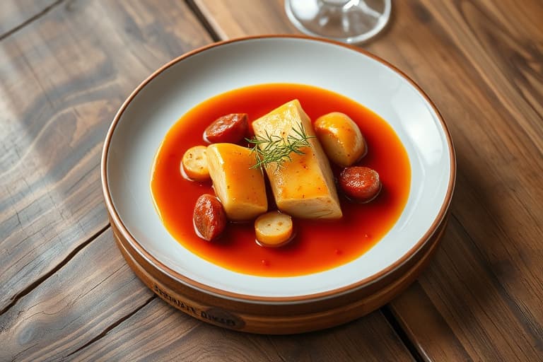 Karrésaus med pepperrotkrem