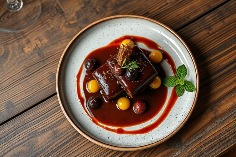 Sjokolade, lønnesirup og valnøttpraliné